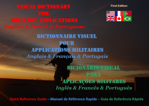 English & French & Portuguese Visual Militay Dictionary